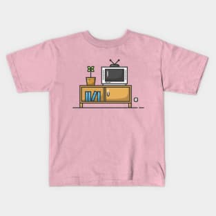 Vintage TV Kids T-Shirt